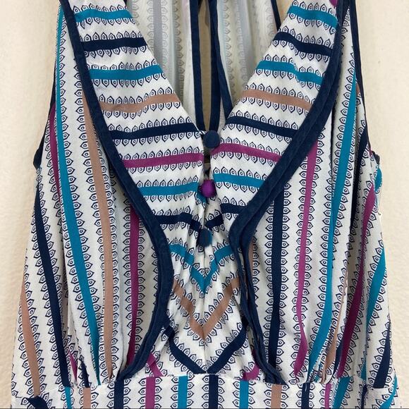 Anthro | Girls From Savoy Gull Wing Striped Dress - Picture 5 of 10